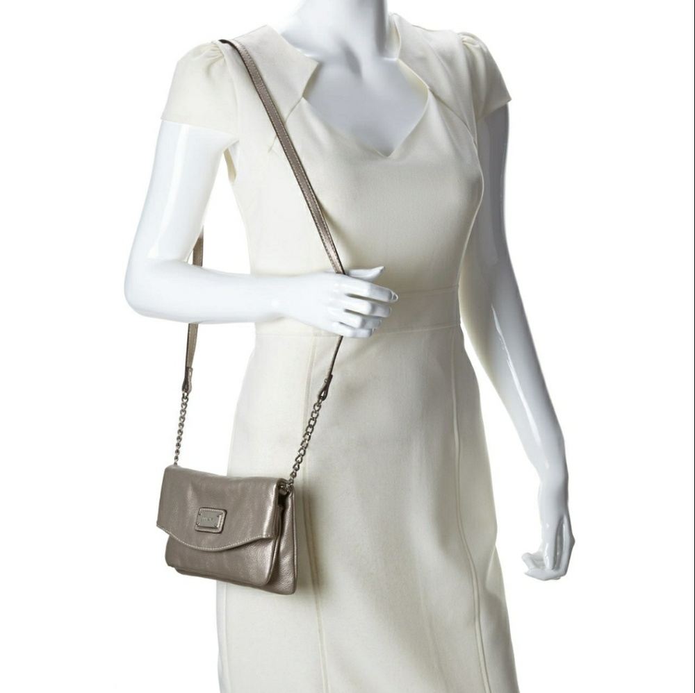 Nine West Silver Crossbody/Wristlet